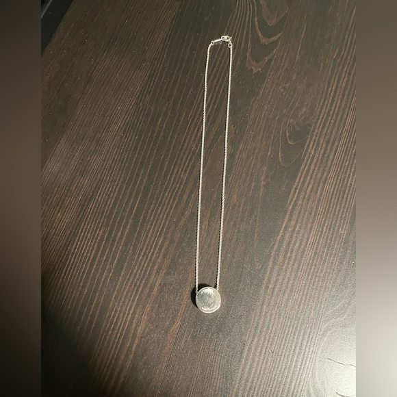 Tiffany & Co Concave Circle Pendant Necklace - Picture 3 of 10